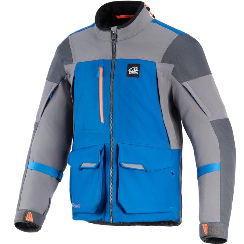 Alpinestars Maxdura Drystar XF moottoripyörätakki sini-tummanharmaa