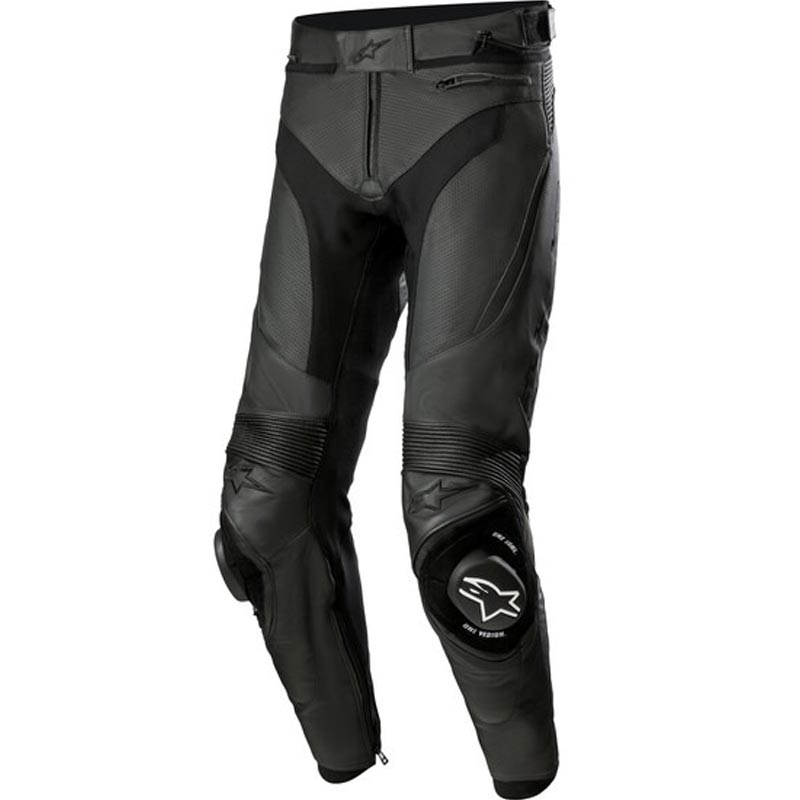 Alpinestars Missile 3 nahkaiset moottoripyörähousut mustat