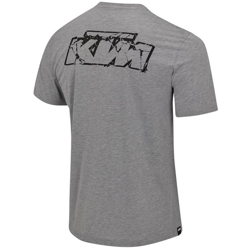 KTM Logo T-paita vaaleanharmaameleerattu