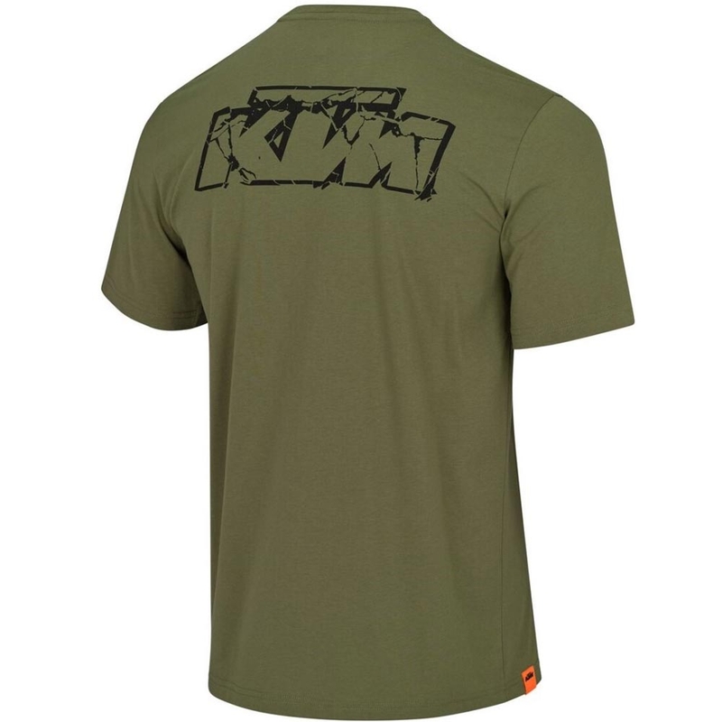 KTM-logolla varustettu t-paita, khaki