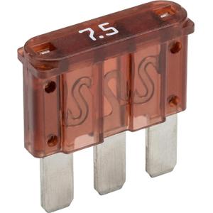 Litteä sulake MIKRO III 7,5 A 10 kpl.
