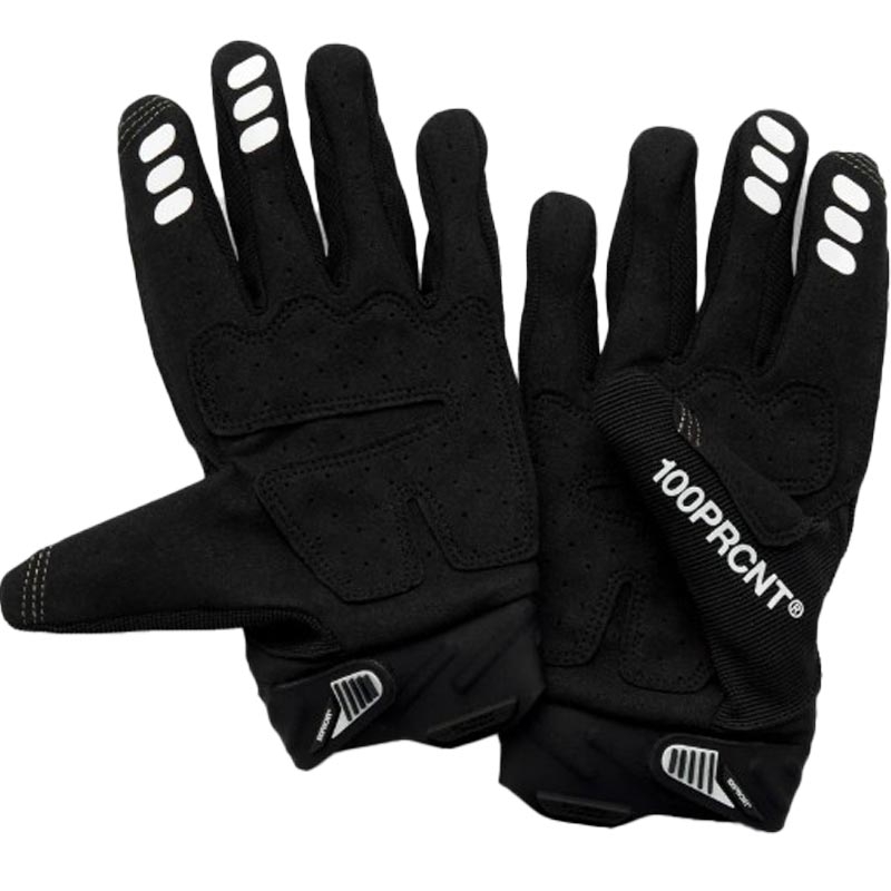 100% Airmatic 2 motocross-hanskat mustat