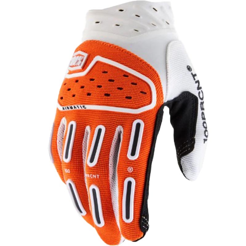 Motocross-hanskat 100% Airmatic 2 oranssi