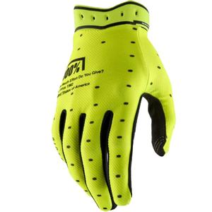 Motocross-käsineet 100% Ridefit fluo keltainen