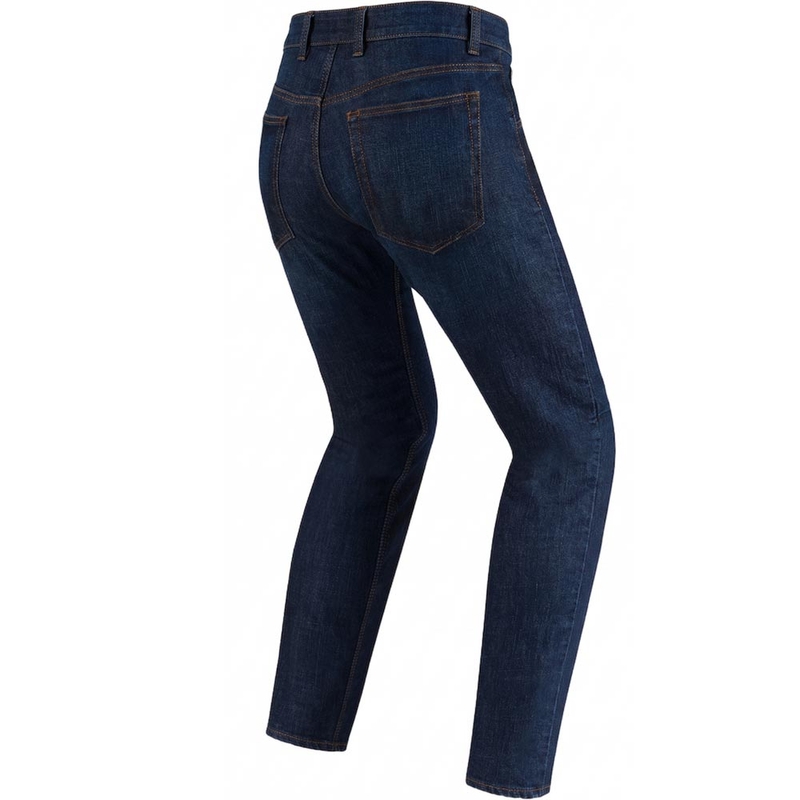 Bropped Motorcycle Jeans PMJ Deux tummansininen alennusmyynti