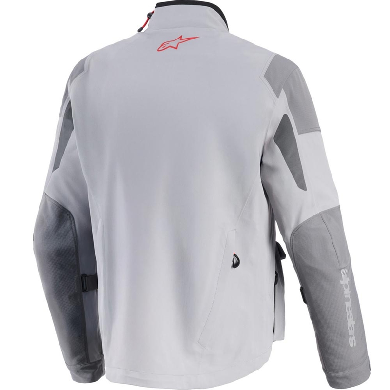 Alpinestars Maxdura Drystar XF moottoripyörätakki vaaleanharmaa-tummanharmaa