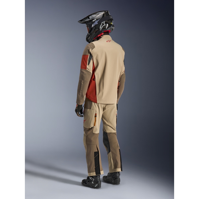 Alpinestars Maxdura Drystar XF moottoripyörätakki ruskea-oranssi