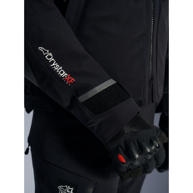 Alpinestars Andes PRO Drystar XF -moottoripyörätakki musta-tummanharmaa