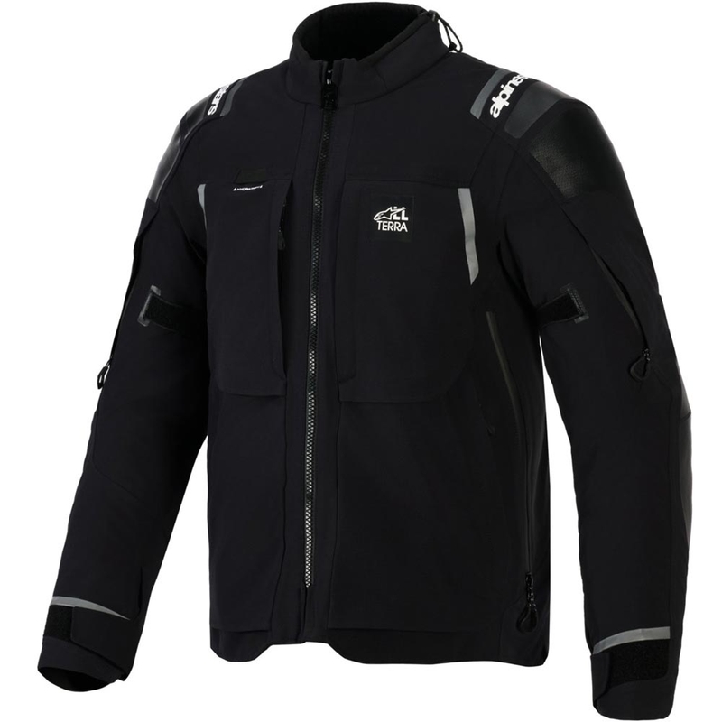 Alpinestars Andes PRO Drystar XF -moottoripyörätakki musta-tummanharmaa