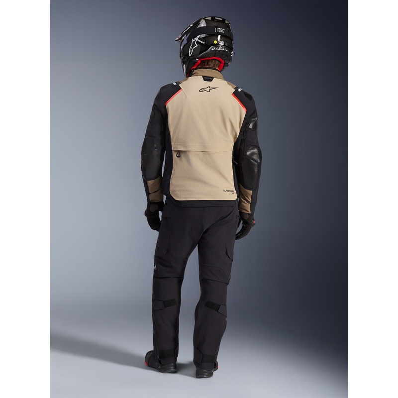 Alpinestars Andes PRO Drystar XF moottoripyörätakki ruskea-musta-oranssi