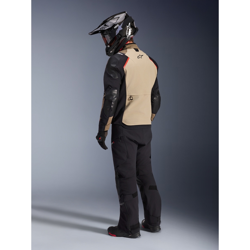 Alpinestars Andes PRO Drystar XF moottoripyörätakki ruskea-musta-oranssi