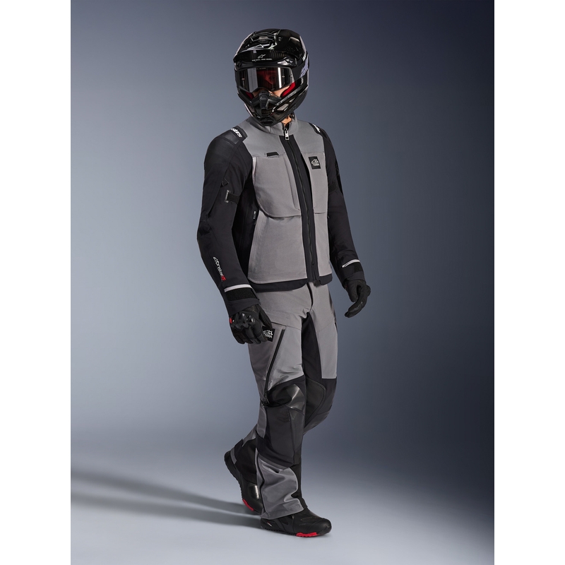Alpinestars Andes PRO Drystar XF Moottoripyörä Takki Tummanharmaa-Musta