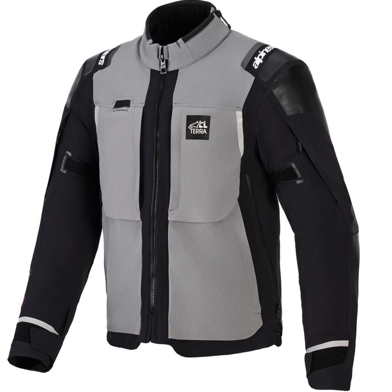 Alpinestars Andes PRO Drystar XF Moottoripyörä Takki Tummanharmaa-Musta