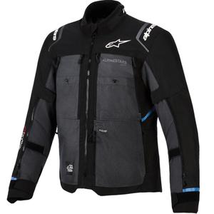 Alpinestars Cusco Drystar -moottoripyörätakki musta-tummanharmaa