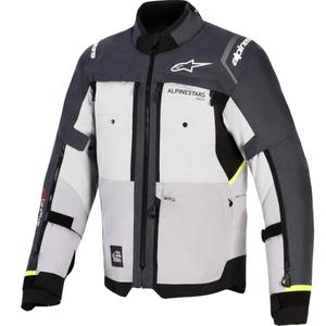 Alpinestars Cusco Drystar -moottoripyörätakki vaaleanharmaa-vaaleansininen-tummansininen