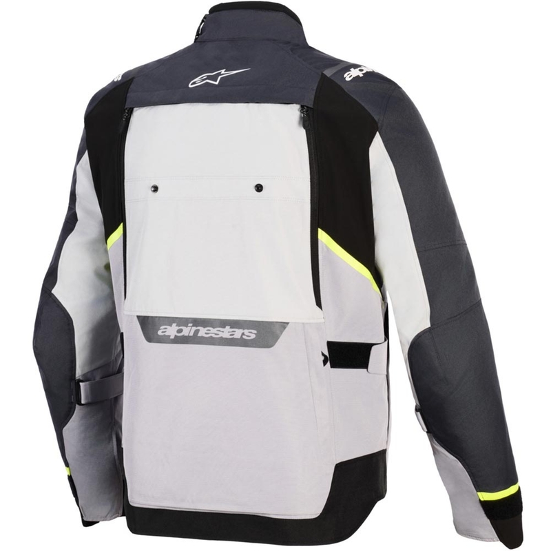 Alpinestars Cusco Drystar -moottoripyörätakki vaaleanharmaa-vaaleansininen-tummansininen