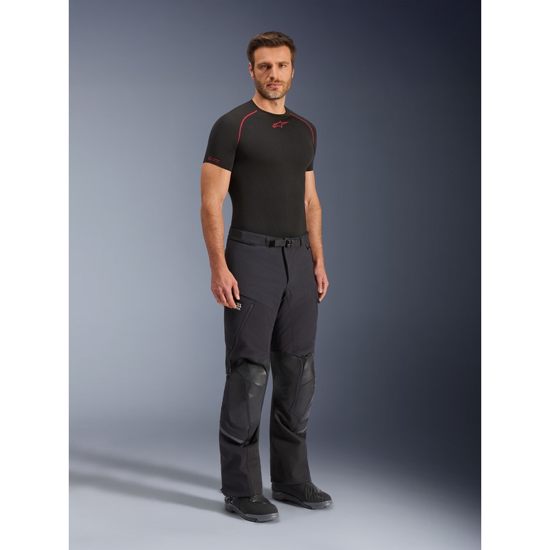 Alpinestars Andes PRO Drystar XF -moottoripyörähousut musta-tummanharmaa