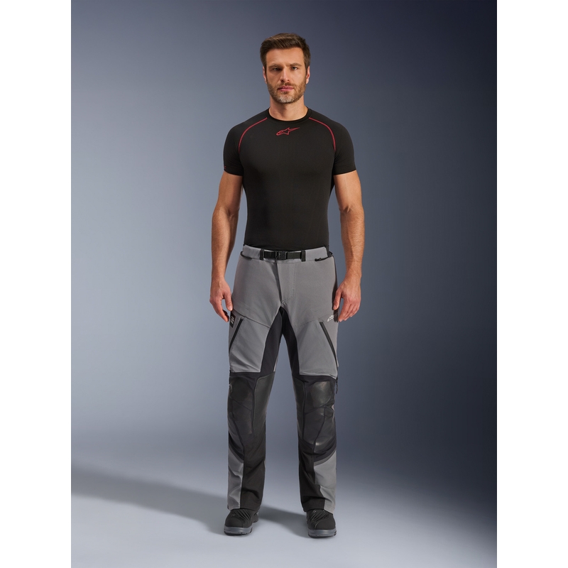 Alpinestars Andes PRO Drystar XF moottoripyörähousut tummanharmaa-musta