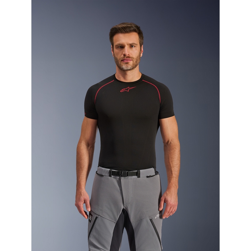 Alpinestars Andes PRO Drystar XF moottoripyörähousut tummanharmaa-musta