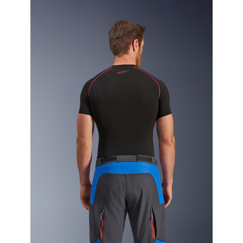 Alpinestars Maxdura Dual -moottoripyörähousut sini-tummanharmaa-oranssi