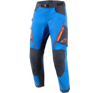 Alpinestars Maxdura Dual -moottoripyörähousut sini-tummanharmaa-oranssi