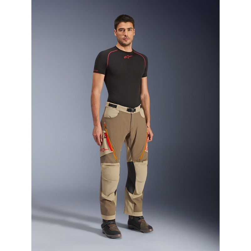 Alpinestars Maxdura Dual -moottoripyörähousut vaaleanruskeat