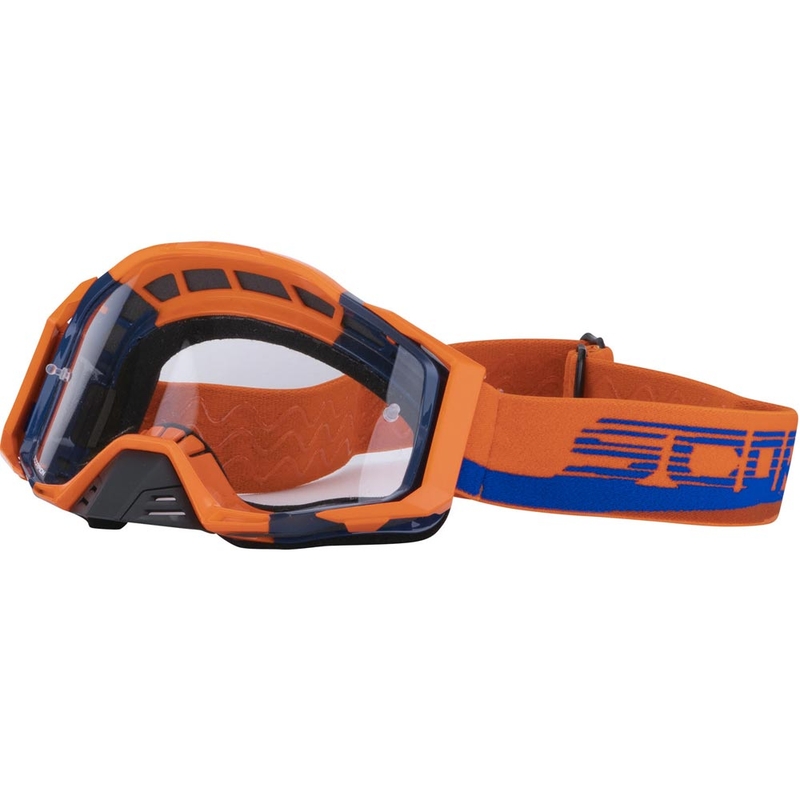 Scorpion MX Mask oranssi-siniset motocrossilasit