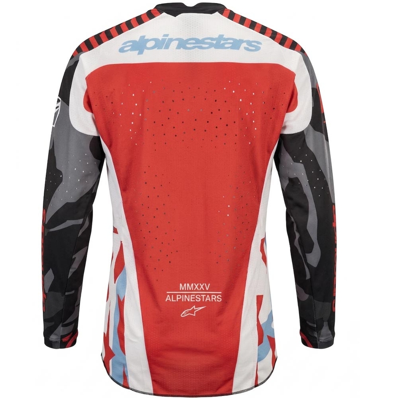 Alpinestars Techstar Limited Edition Beast Coast motocrossipaita harmaa-musta-oranssi
