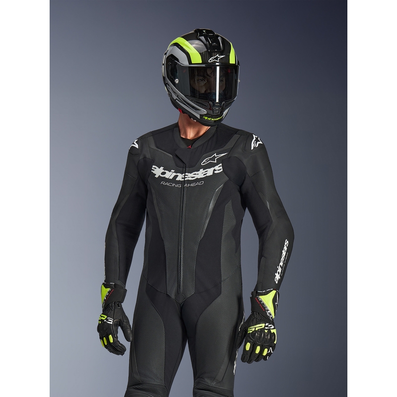 Alpinestars GP FORCE V2 -moottoripyöräpuku musta-valkoinen