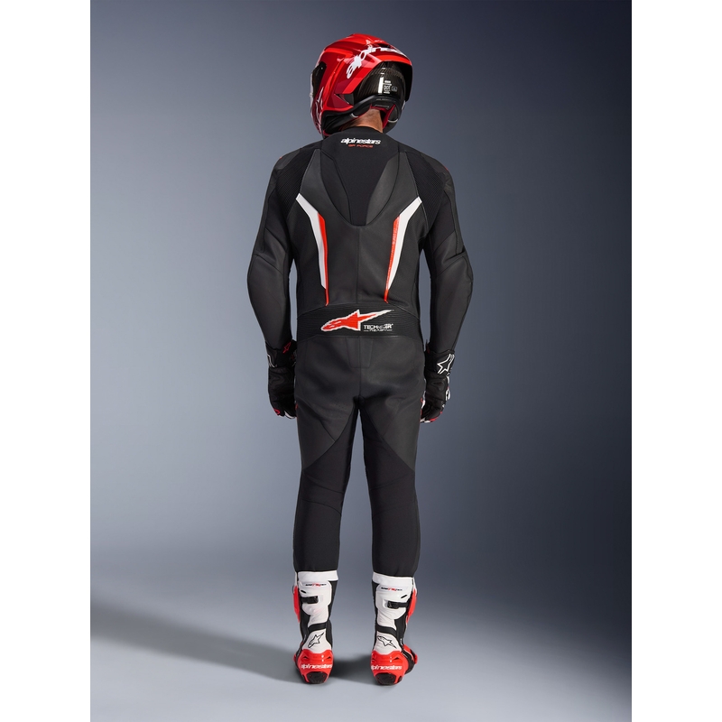 Alpinestars GP FORCE V2 MP-puku, musta-valkoinen-fluo-punainen