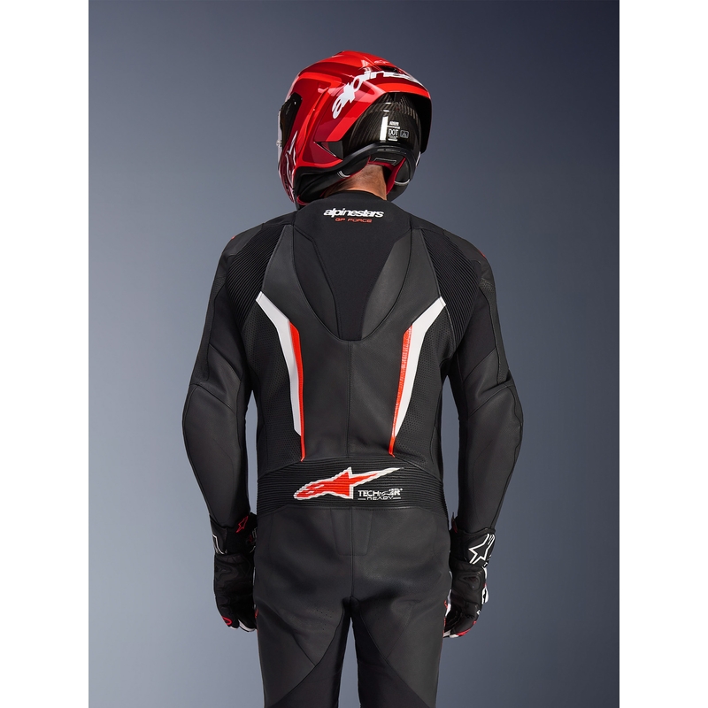 Alpinestars GP FORCE V2 MP-puku, musta-valkoinen-fluo-punainen