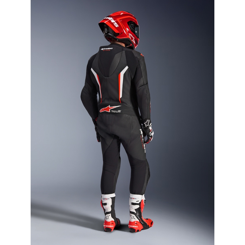 Alpinestars GP FORCE V2 MP-puku, musta-valkoinen-fluo-punainen