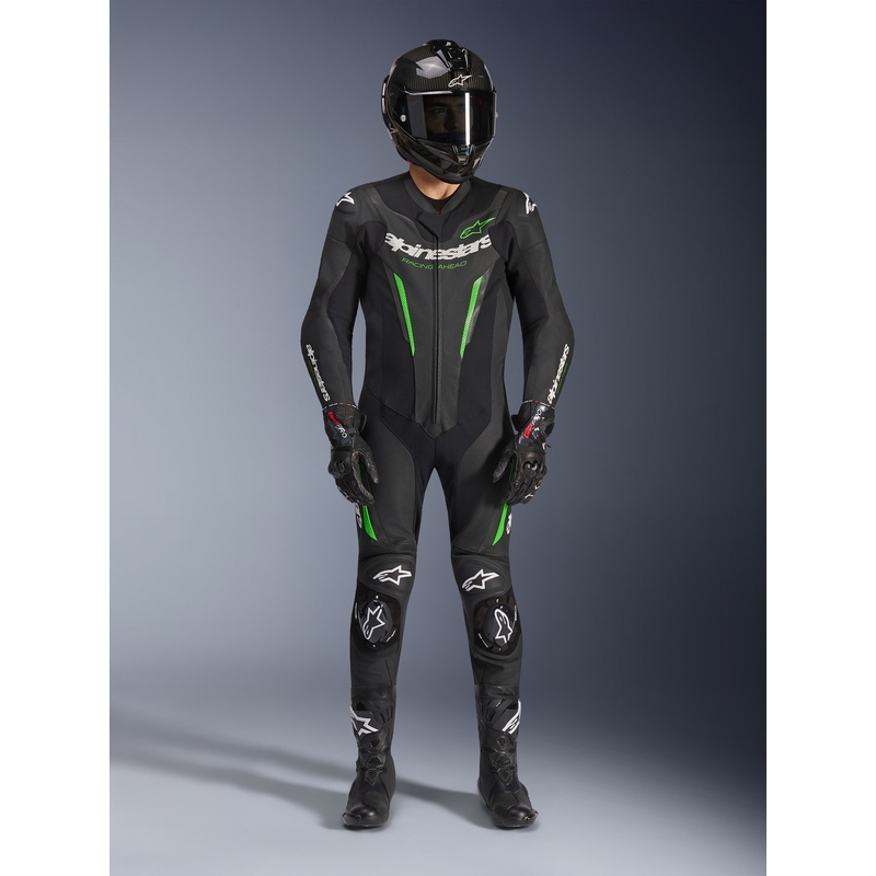 Alpinestars GP FORCE V2 -moottoripyöräpuku musta-vihreä