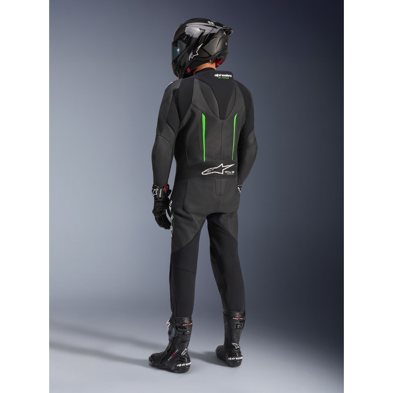Alpinestars GP FORCE V2 -moottoripyöräpuku musta-vihreä