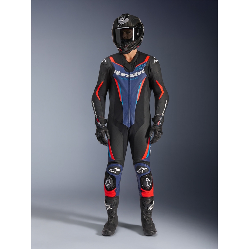 Alpinestars GP FORCE V2 MP-puku musta-sini-fluo-punainen-