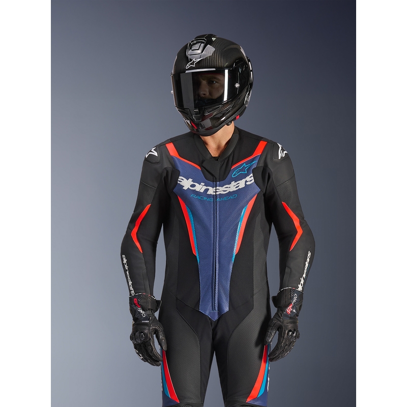 Alpinestars GP FORCE V2 MP-puku musta-sini-fluo-punainen-