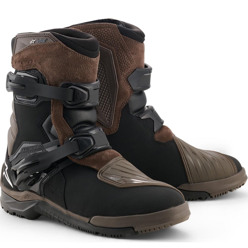Alpinestars Belize V2 Drystar -moottoripyöräsaappaat ruskea-musta