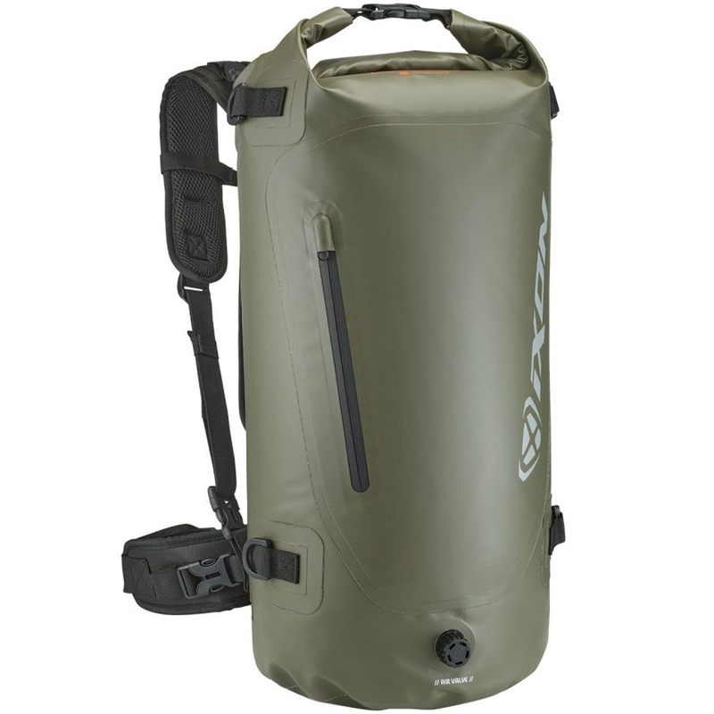 Moottoripyöräreppu IXON A-River 35 khaki