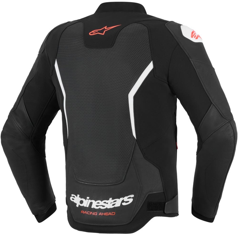 Alpinestars GP Force V2 Airflow nahkatakki musta-valkoinen