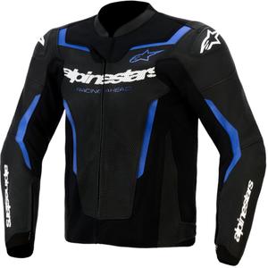 Alpinestars GP Force V2 Airflow nahkatakki musta-metallinsininen
