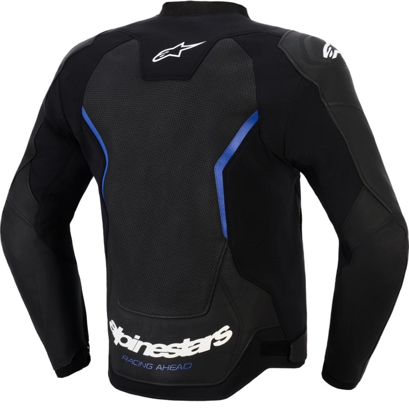 Alpinestars GP Force V2 Airflow nahkatakki musta-metallinsininen