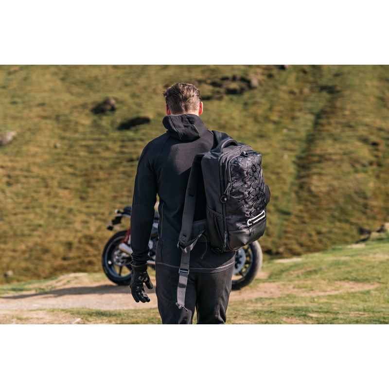 Knox Eda Every Day Adventure -moottoripyöräreppu 25 l, musta