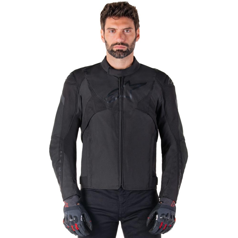Alpinestars T-JAWS V4 Vedenpitävä moottoripyörätakki musta-musta