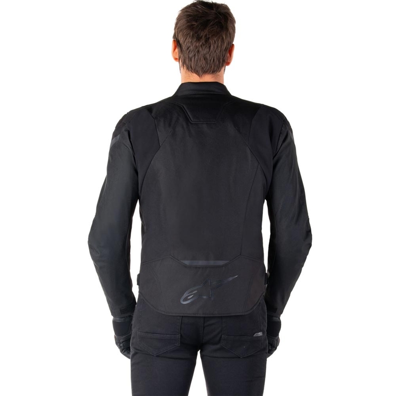 Alpinestars T-JAWS V4 Vedenpitävä moottoripyörätakki musta-musta