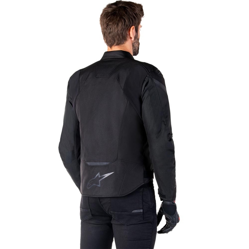 Alpinestars T-JAWS V4 Vedenpitävä moottoripyörätakki musta-musta