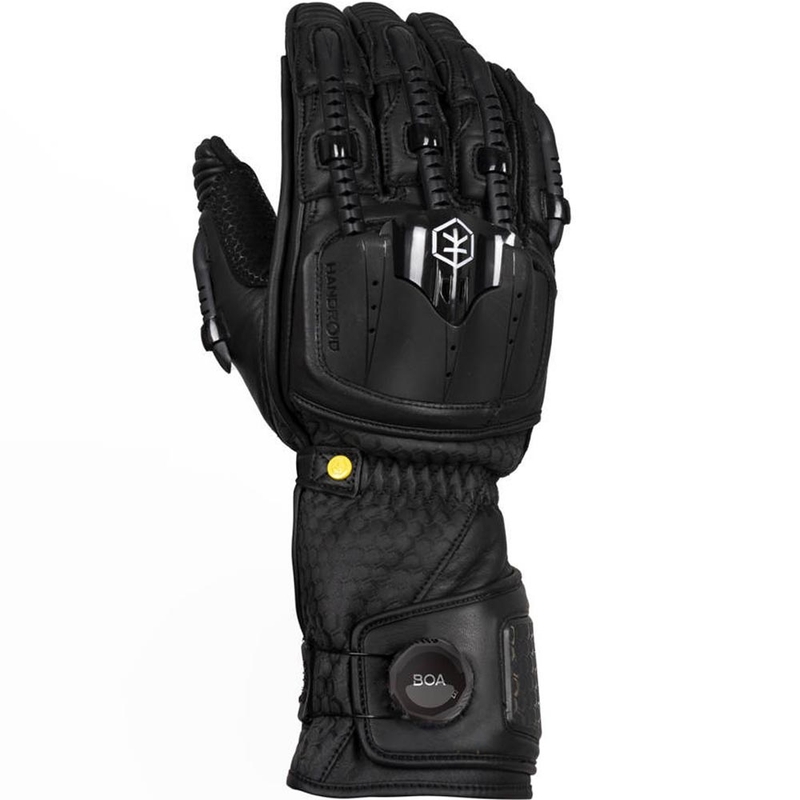Knox Handroid All Black Mk5 Moottoripyörän Hanskat Musta
