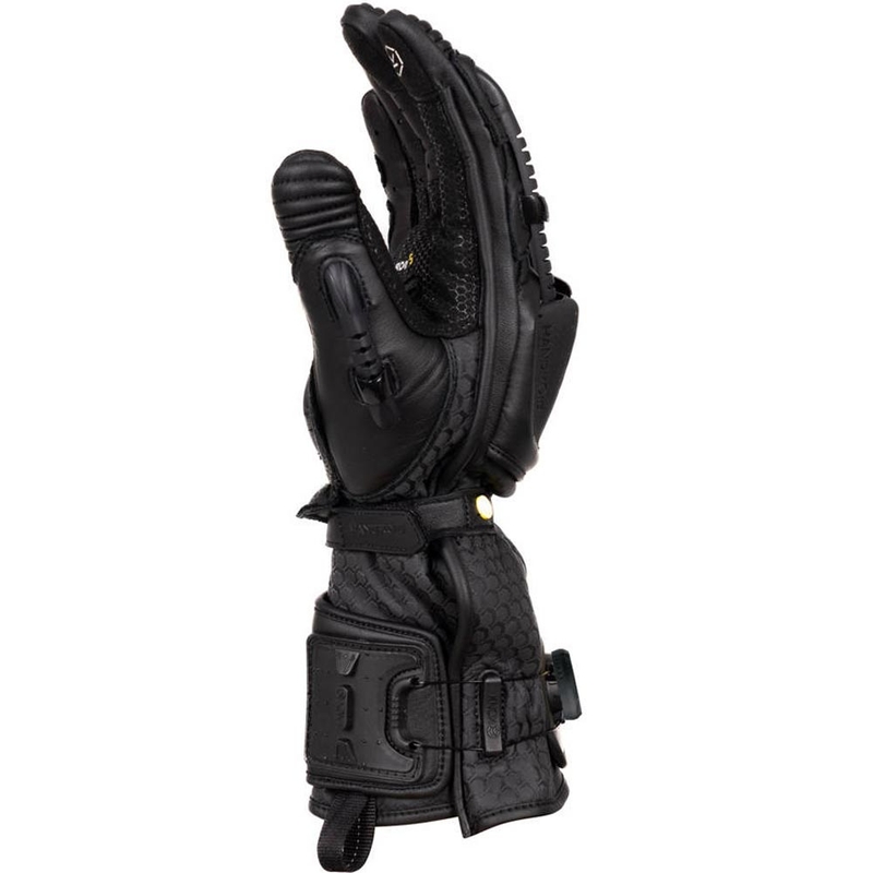 Knox Handroid All Black Mk5 Moottoripyörän Hanskat Musta
