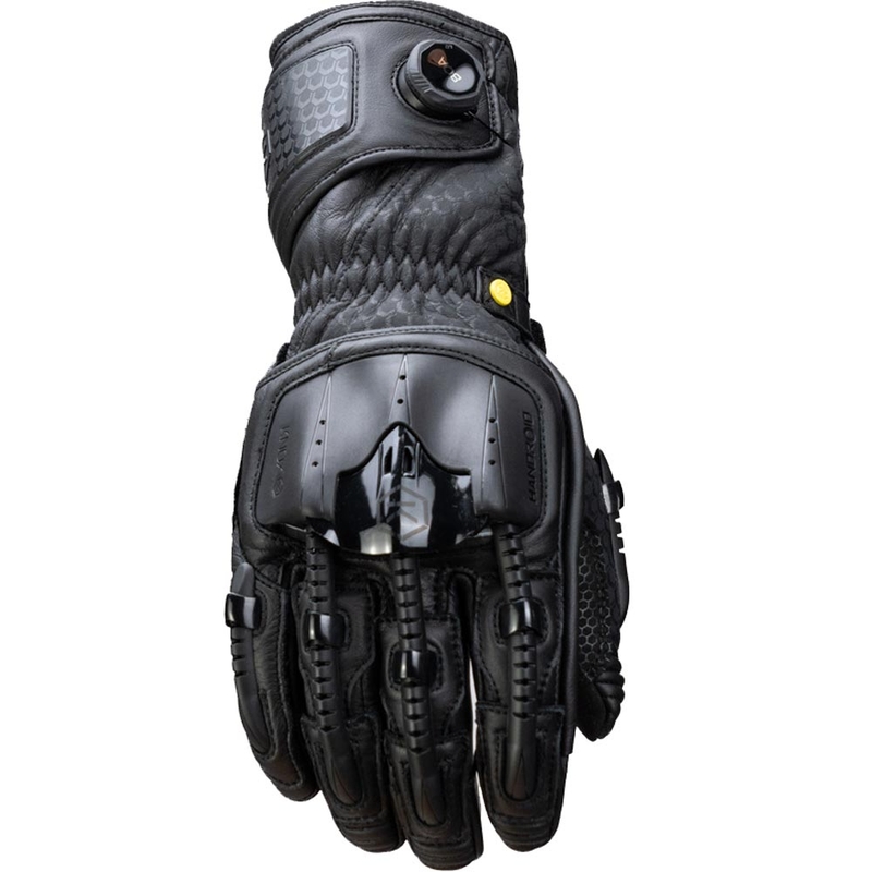 Knox Handroid All Black Mk5 Moottoripyörän Hanskat Musta