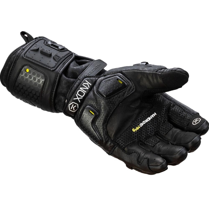 Knox Handroid All Black Mk5 Moottoripyörän Hanskat Musta