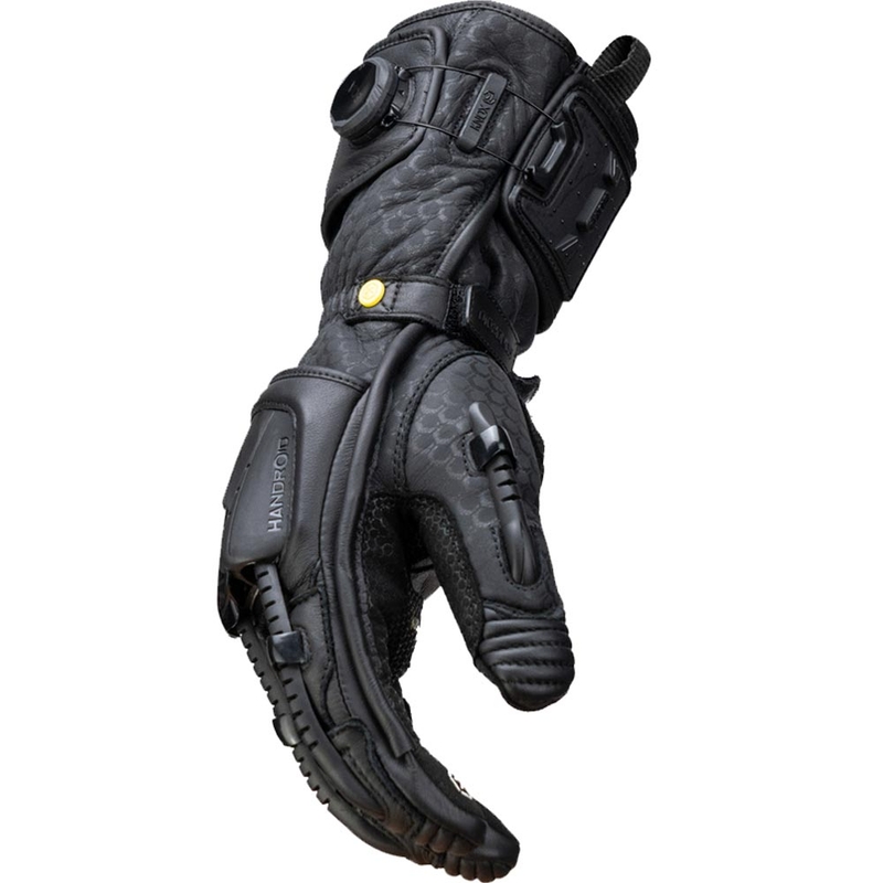 Knox Handroid All Black Mk5 Moottoripyörän Hanskat Musta